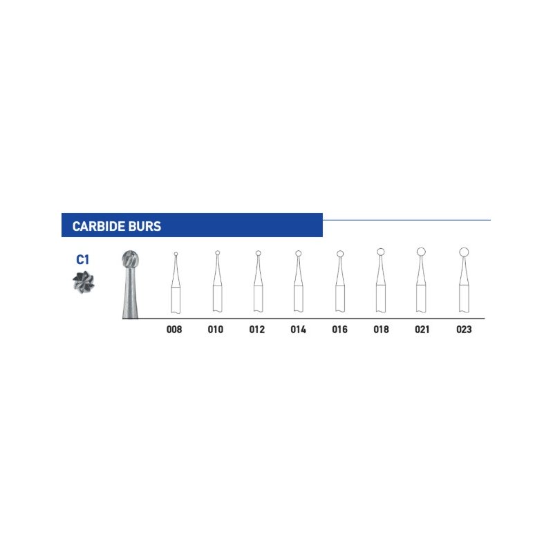 c1 carbide burs C1 Carbide Burs - Image 1